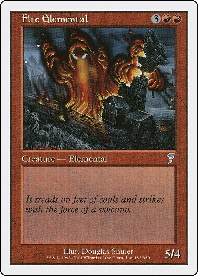 Image for Fire Elemental (183) (7ED) - Magic: The Gathering