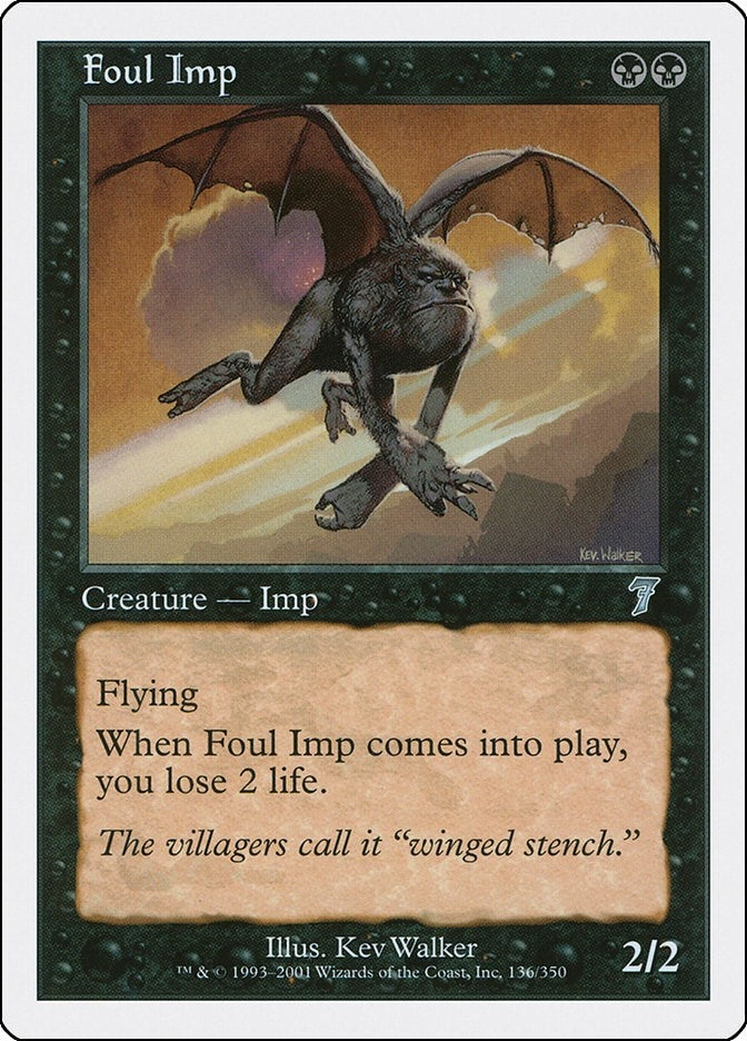 Image for Foul Imp (136) (7ED) - Magic: The Gathering