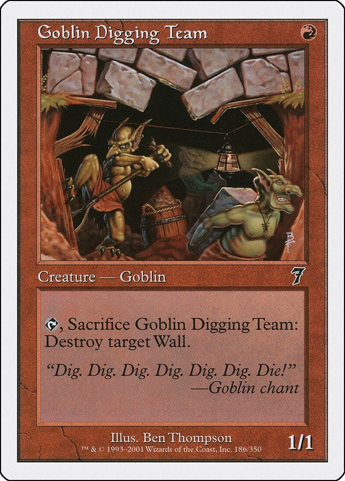 Image for Goblin Digging Team (186) (7ED) - Magic: The Gathering