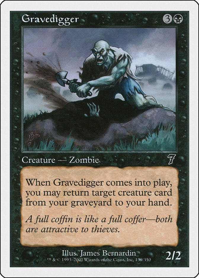 Image for Gravedigger (139) (7ED) - Magic: The Gathering