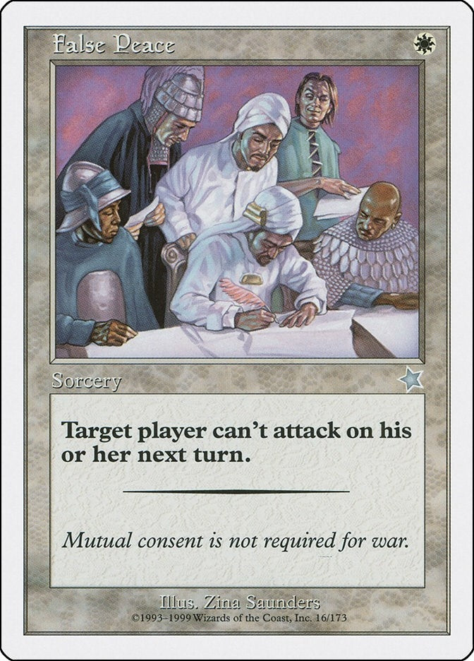 Image for False Peace (16) (S99) - Magic: The Gathering