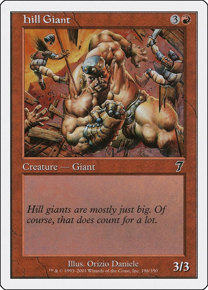Image for Hill Giant (196) (7ED) - Magic: The Gathering