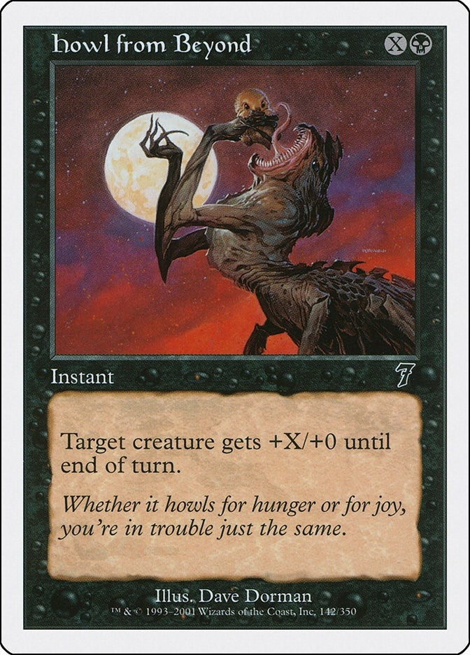 Image for Howl from Beyond (142) (7ED) - Magic: The Gathering
