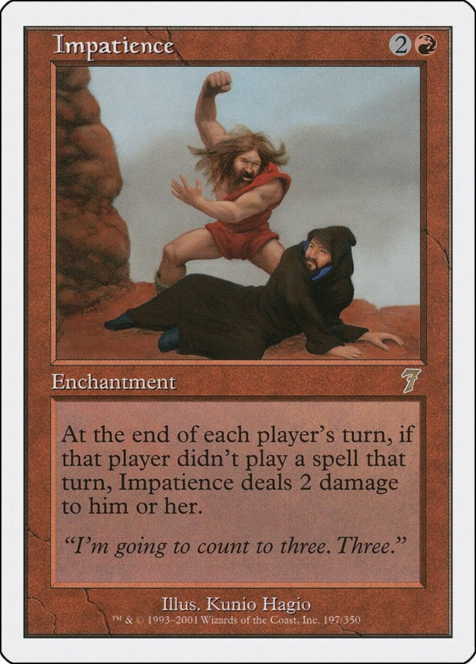 Image for Impatience (197) (7ED) - Magic: The Gathering