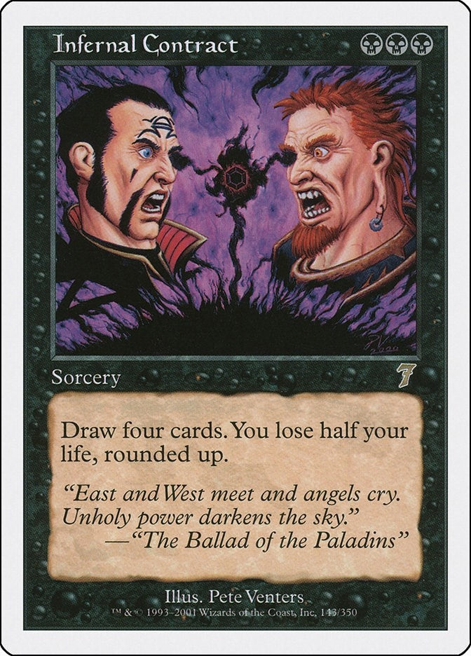 Image for Infernal Contract (143) (7ED) - Magic: The Gathering