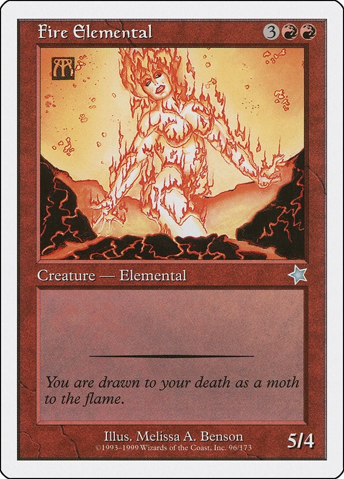 Image for Fire Elemental (96) (S99) - Magic: The Gathering