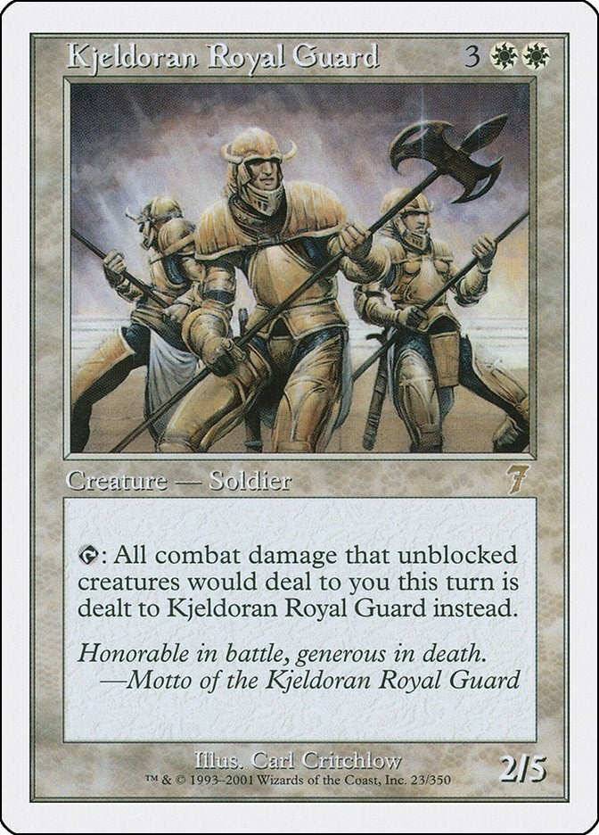 Image for Kjeldoran Royal Guard (23) (7ED) - Magic: The Gathering