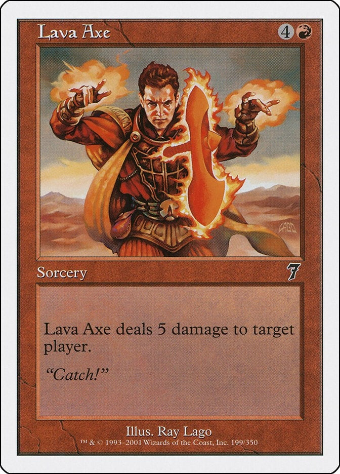 Image for Lava Axe (199) (7ED) - Magic: The Gathering