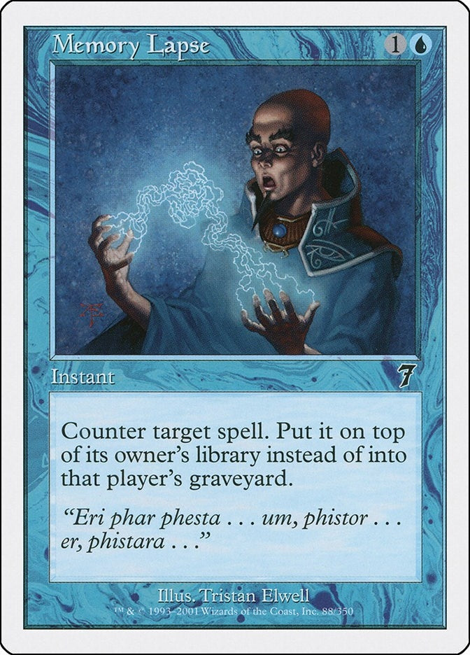 Image for Memory Lapse (88) (7ED) - Magic: The Gathering