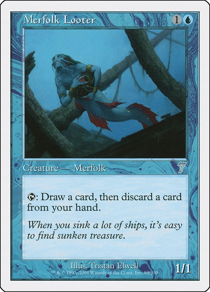 Image for Merfolk Looter (89) (7ED) - Magic: The Gathering