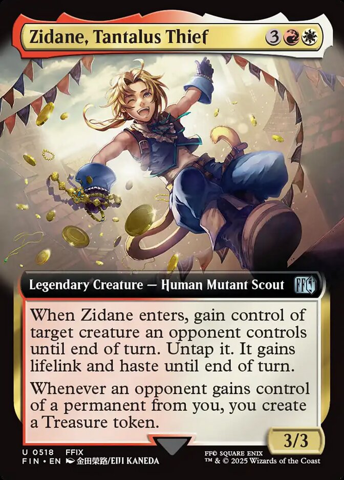 Zidane, Tantalus Thief