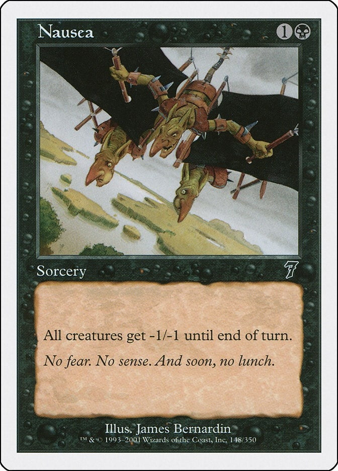 Image for Nausea (148) (7ED) - Magic: The Gathering