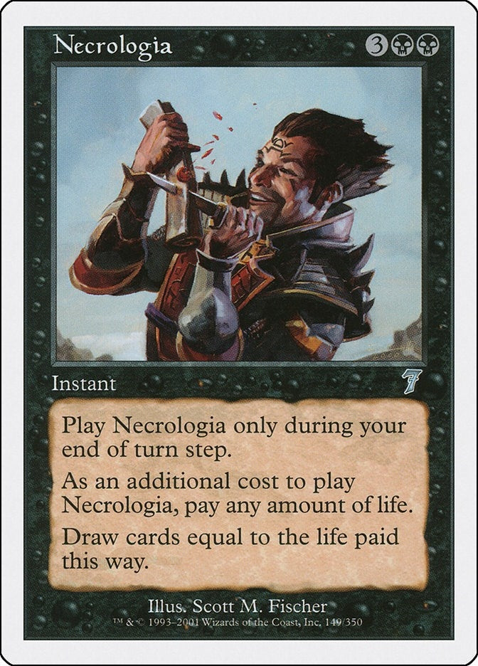 Image for Necrologia (149) (7ED) - Magic: The Gathering