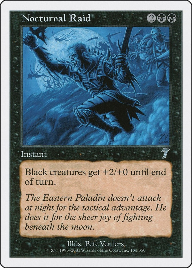 Image for Nocturnal Raid (151) (7ED) - Magic: The Gathering