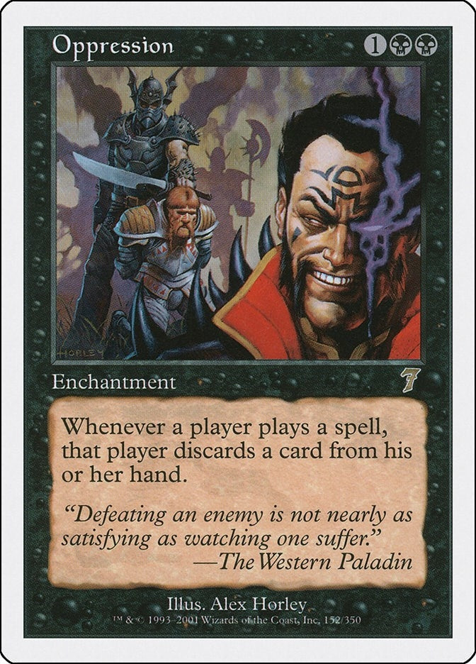 Image for Oppression (152) (7ED) - Magic: The Gathering