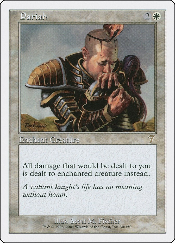 Image for Pariah (30) (7ED) - Magic: The Gathering