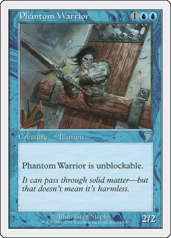 Image for Phantom Warrior (93) (7ED) - Magic: The Gathering