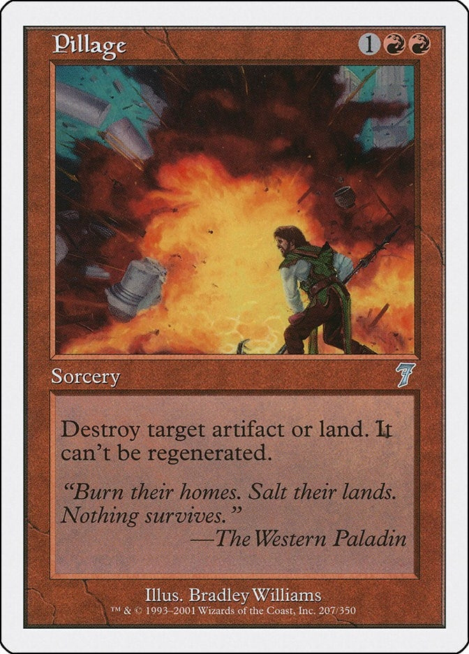 Image for Pillage (207) (7ED) - Magic: The Gathering