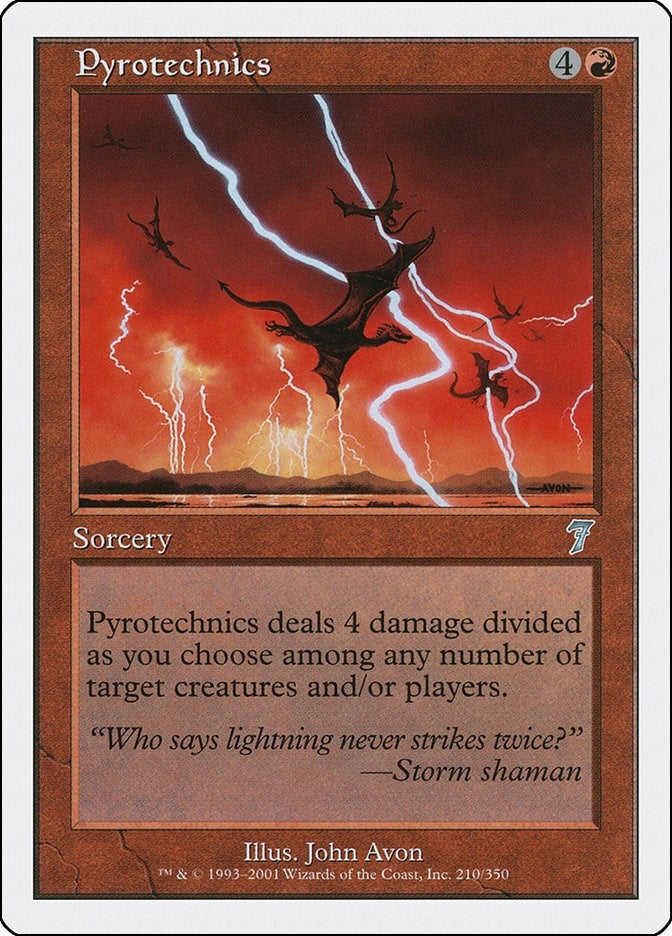 Image for Pyrotechnics (210) (7ED) - Magic: The Gathering