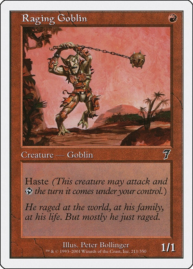Image for Raging Goblin (211) (7ED) - Magic: The Gathering