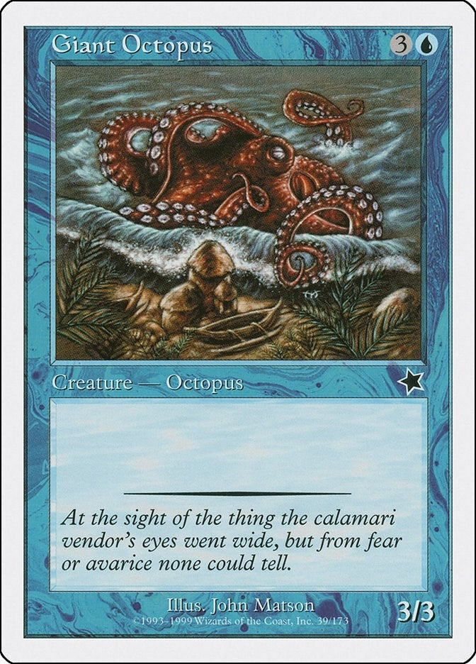 Image for Giant Octopus (39) (S99) - Magic: The Gathering