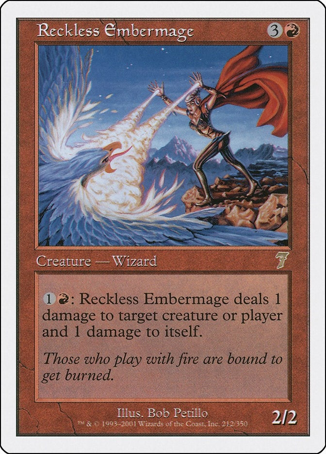Image for Reckless Embermage (212) (7ED) - Magic: The Gathering