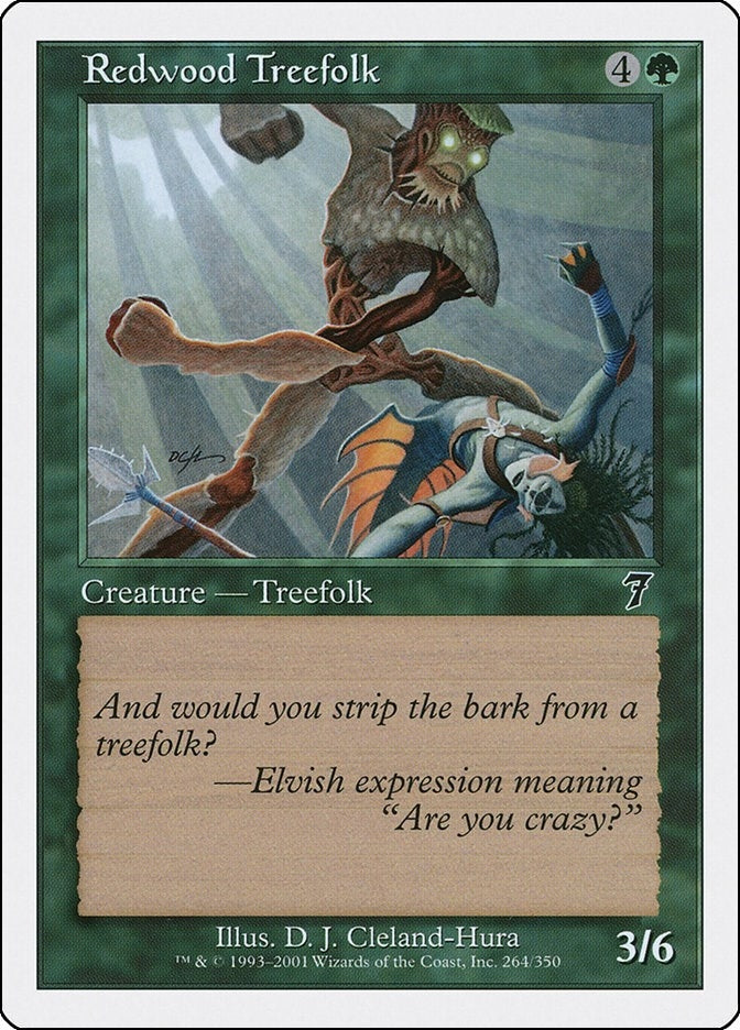 Image for Redwood Treefolk (264) (7ED) - Magic: The Gathering