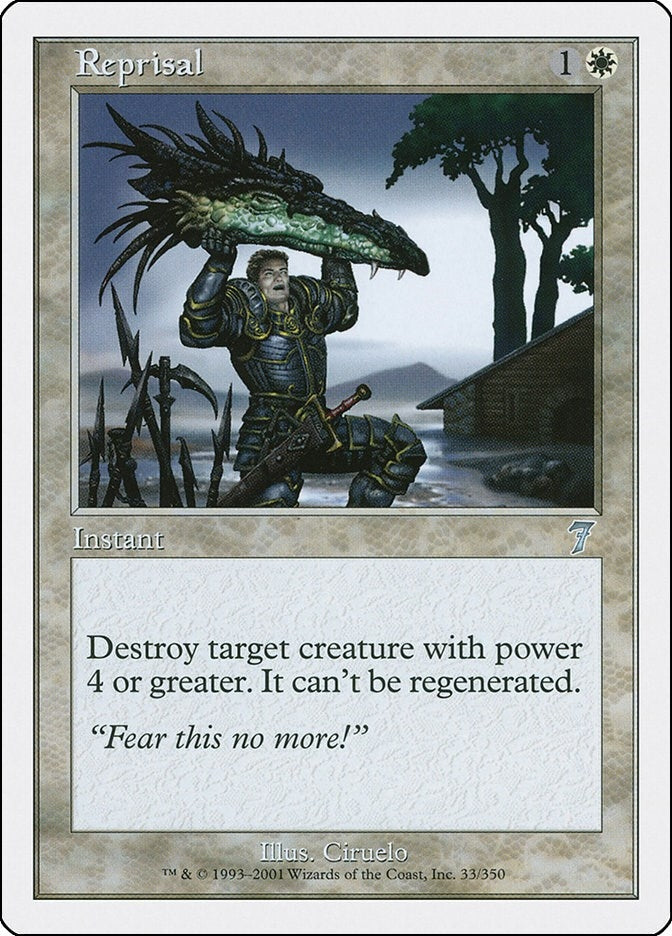 Image for Reprisal (33) (7ED) - Magic: The Gathering