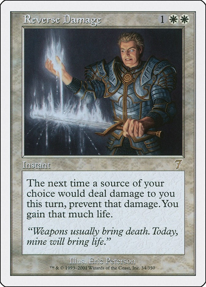Image for Reverse Damage (34) (7ED) - Magic: The Gathering