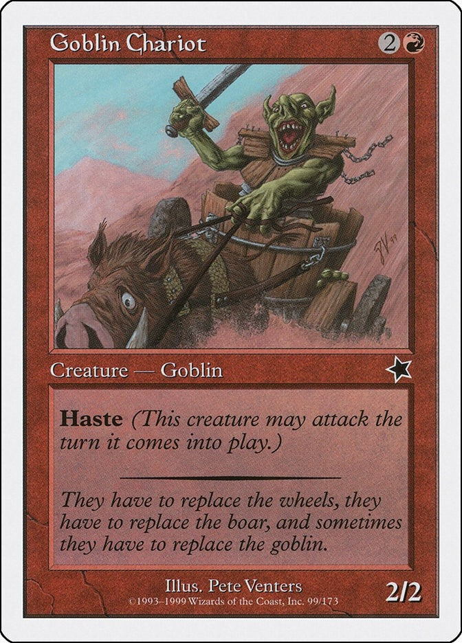 Image for Goblin Chariot (99) (S99) - Magic: The Gathering