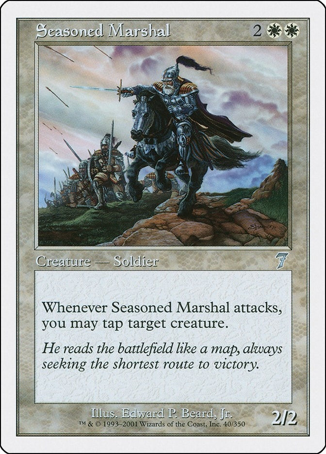 Image for Seasoned Marshal (40) (7ED) - Magic: The Gathering