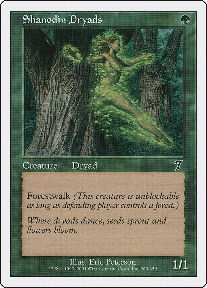 Image for Shanodin Dryads (269) (7ED) - Magic: The Gathering