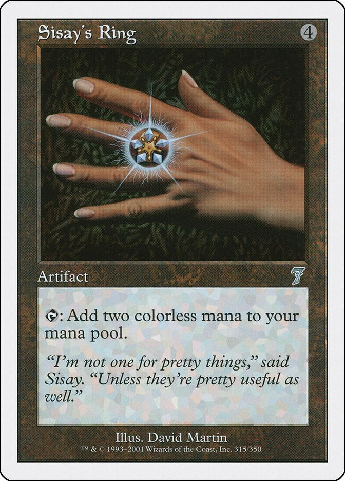 Image for Sisay's Ring (315) (7ED) - Magic: The Gathering