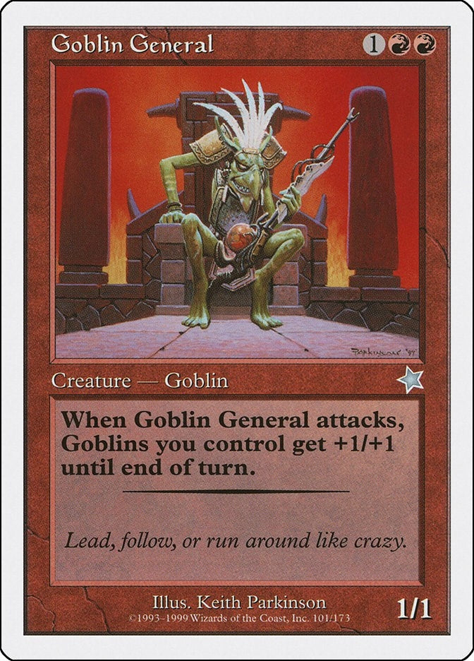 Image for Goblin General (101) (S99) - Magic: The Gathering