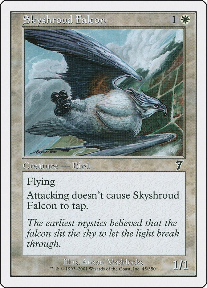 Image for Skyshroud Falcon (45) (7ED) - Magic: The Gathering