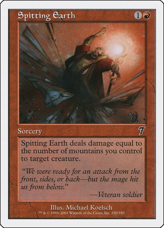 Image for Spitting Earth (220) (7ED) - Magic: The Gathering