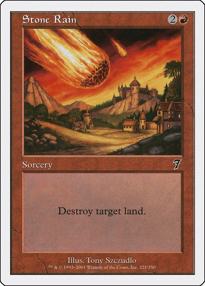 Image for Stone Rain (221) (7ED) - Magic: The Gathering
