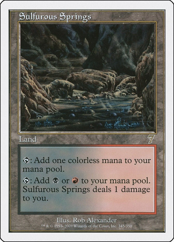Image for Sulfurous Springs (345) (7ED) - Magic: The Gathering
