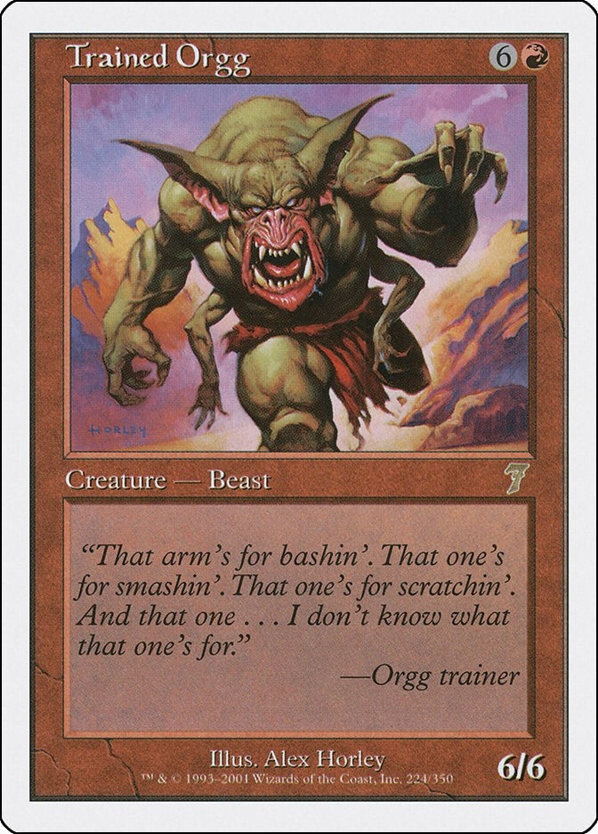 Image for Trained Orgg (224) (7ED) - Magic: The Gathering