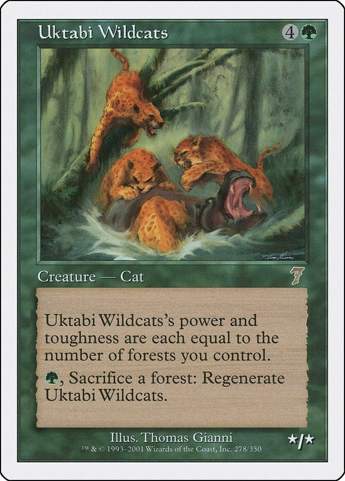 Image for Uktabi Wildcats (278) (7ED) - Magic: The Gathering