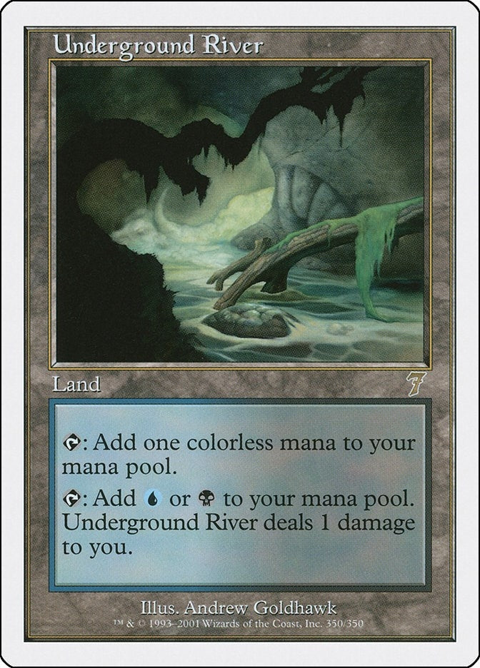 Image for Underground River (350) (7ED) - Magic: The Gathering