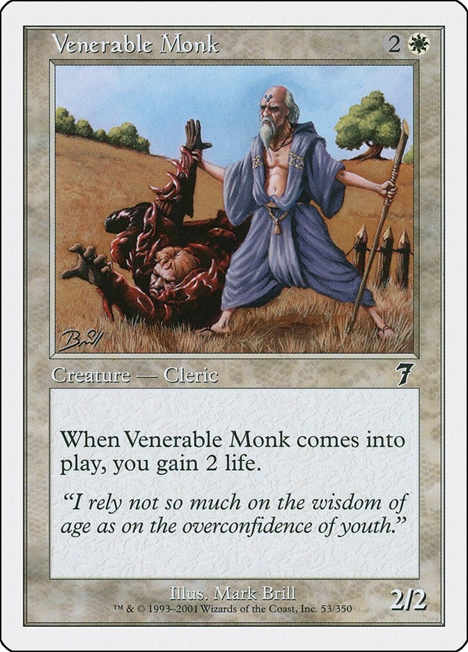 Image for Venerable Monk (53) (7ED) - Magic: The Gathering