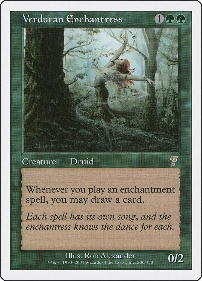Image for Verduran Enchantress (280) (7ED) - Magic: The Gathering