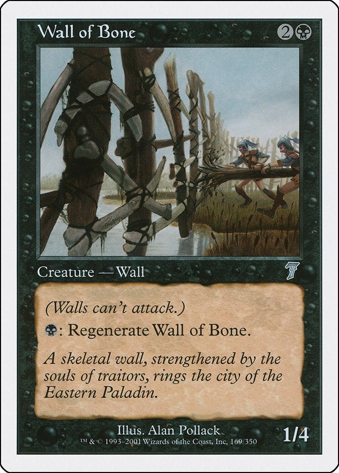 Image for Wall of Bone (169) (7ED) - Magic: The Gathering