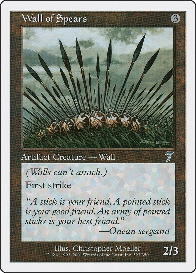 Image for Wall of Spears (323) (7ED) - Magic: The Gathering