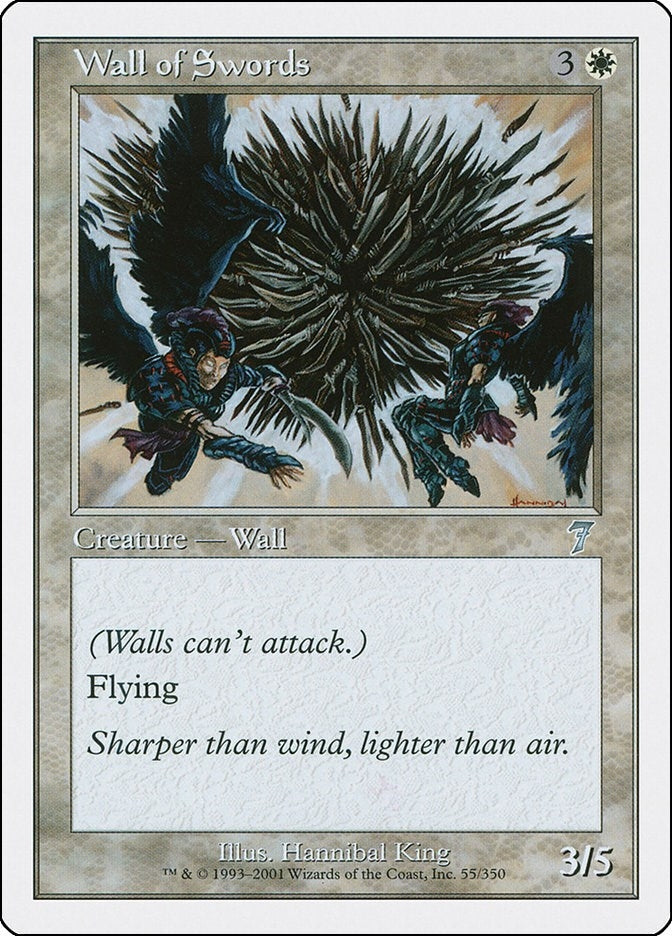 Image for Wall of Swords (55) (7ED) - Magic: The Gathering