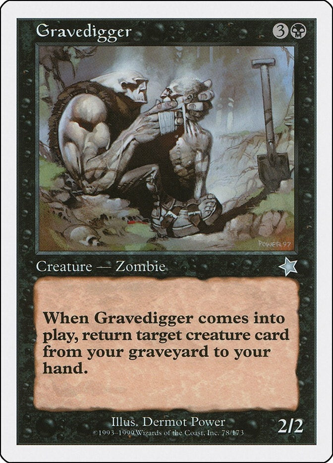 Image for Gravedigger (78) (S99) - Magic: The Gathering