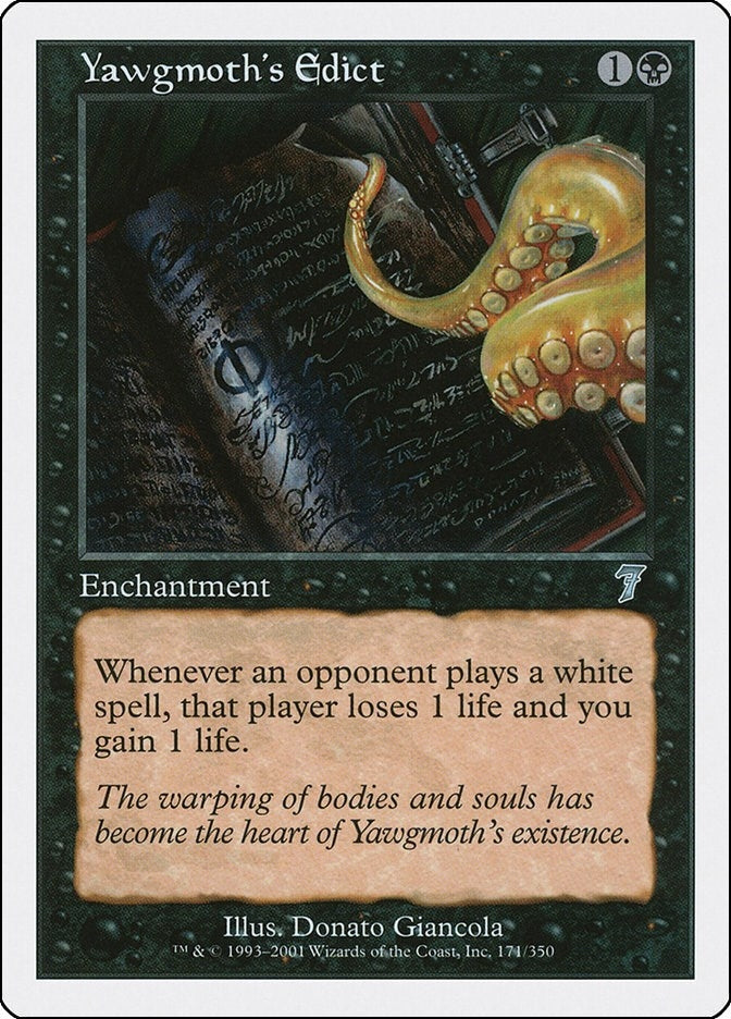 Image for Yawgmoth's Edict (171) (7ED) - Magic: The Gathering