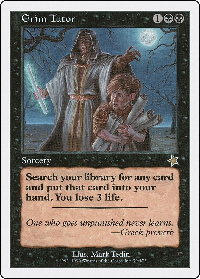 Image for Grim Tutor (79) (S99) - Magic: The Gathering
