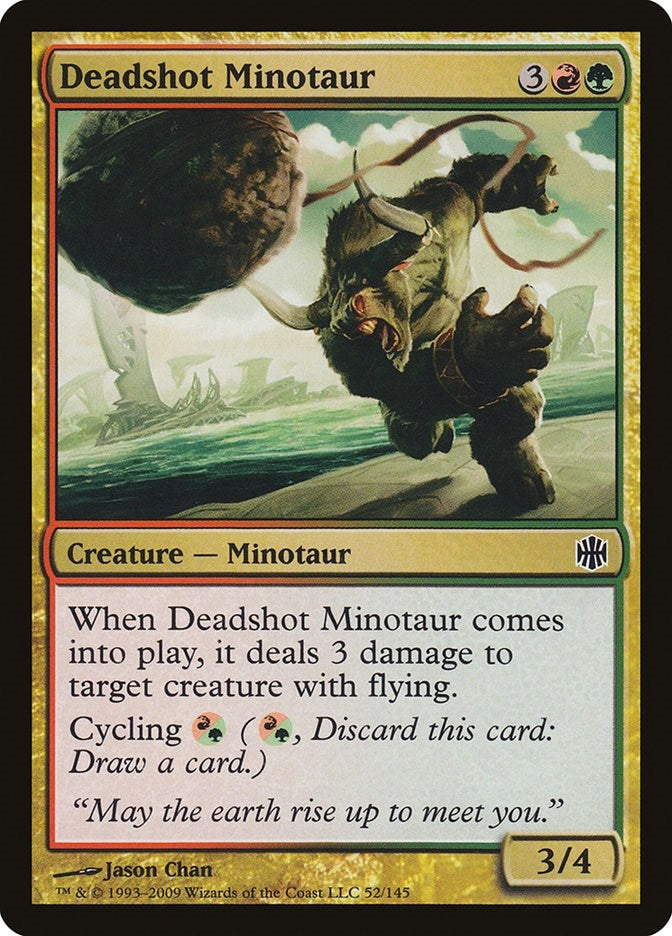 Image for Deadshot Minotaur (52) (ARB) - Magic: The Gathering